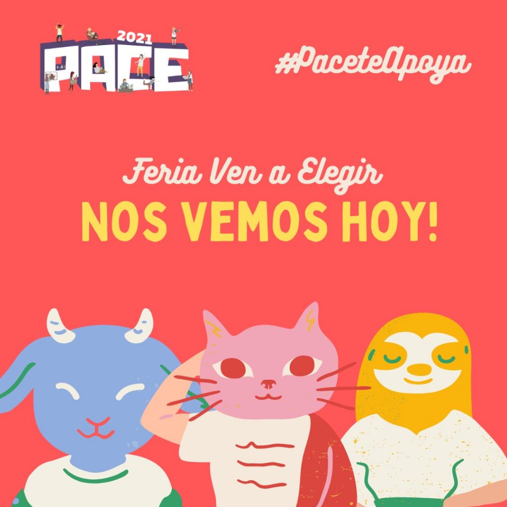 PACE. invita a estudiantes Feria Ven a Elegir.