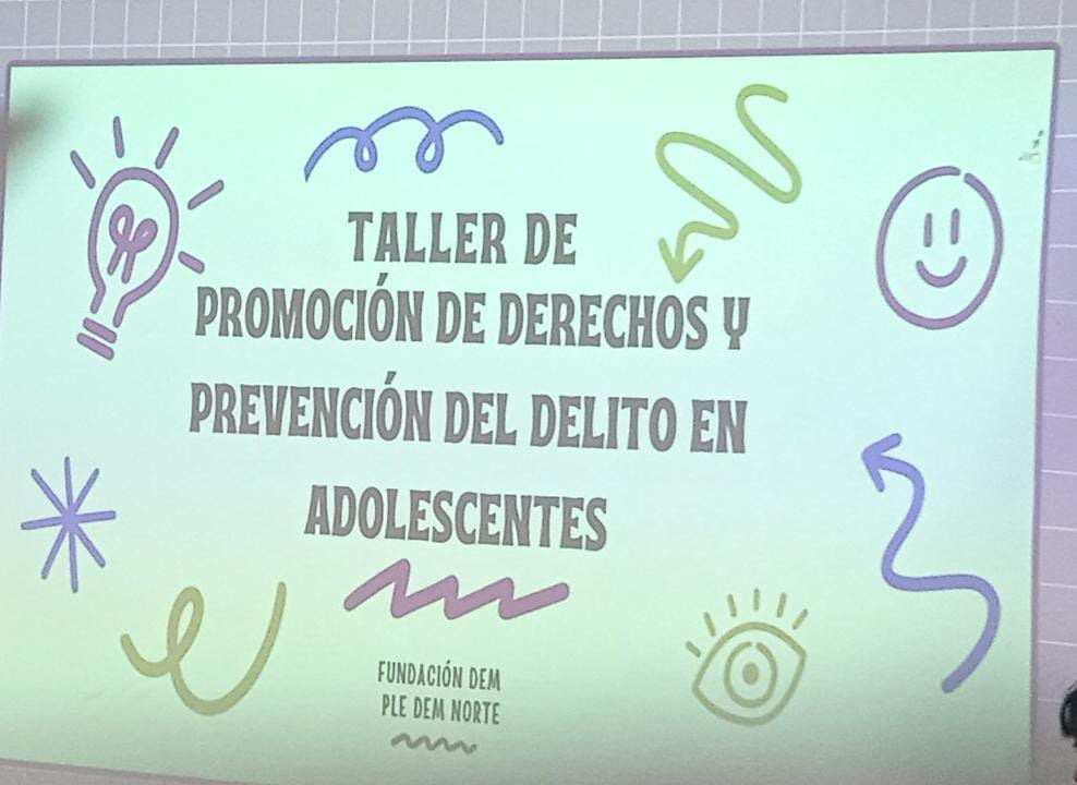 Taller de promoción de derechos y prevención del delito de adolescentes